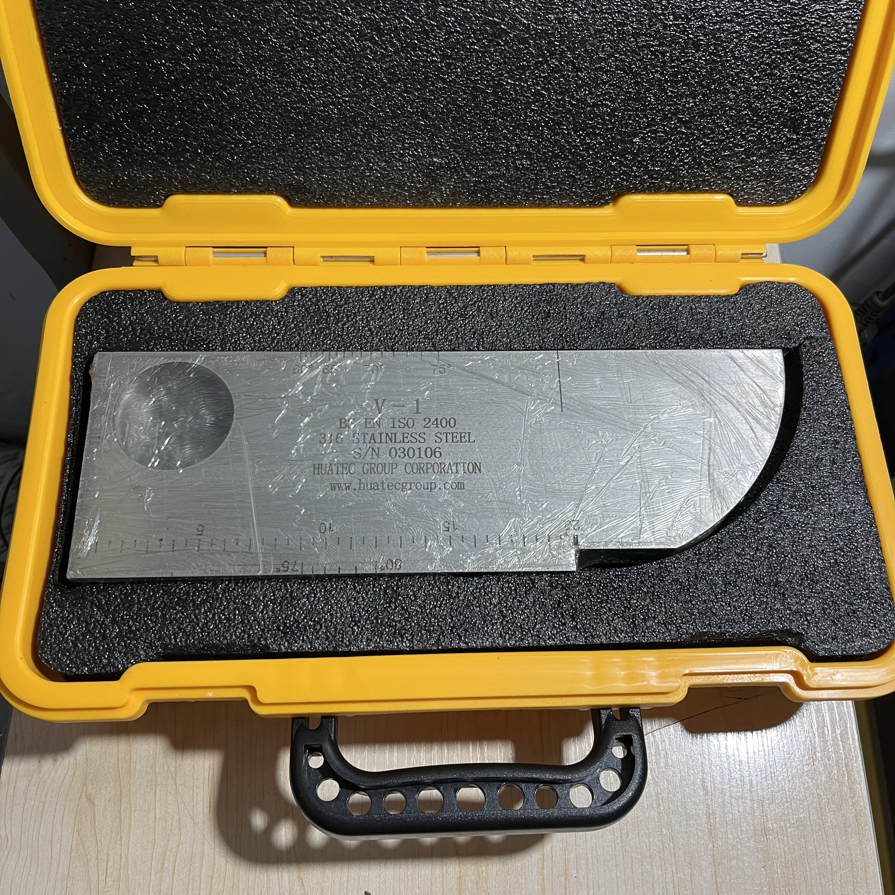 Calibrator Block V1 Stainless Steel